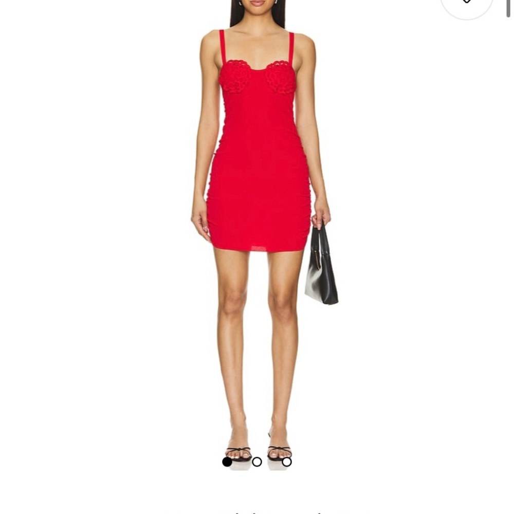 Lovers + Friends Vibrant Red Mini Dress